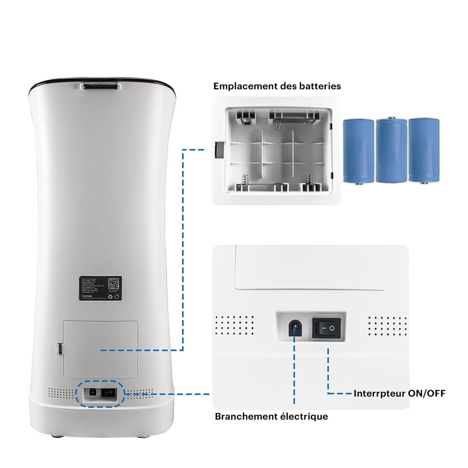Distributeur de croquettes connecté avec caméra DAEWOO Nutrivision - Image 6